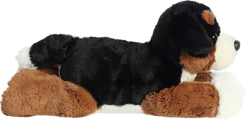 Miniatura 3 de Aurora® Adorable Flopsie™ Bernie Mountain Dog™ - Animal de peluche, facilidad para jugar, compañeros intemporales, color blanco, 12 pulgadas