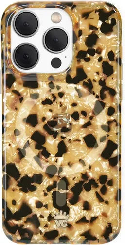 Miniatura 121 de VELVET CAVIAR Funda para iPhone 15 Pro, compatible con MagSafe, probada en caídas de 10 pies, estampado de leopardo y amatista púrpura