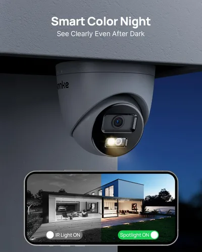 Miniatura 2 de ANNKE Sistema de Cámaras de Seguridad PoE de 16 Canales 4K, NVR de 12MP H.265+ con HDD de 4TB y 8 Cámaras IP Cableadas de 4K/8MP, Detección AI