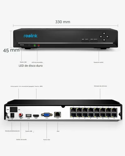 Miniatura 8 de Reolink - Grabadora de video en red PoE.