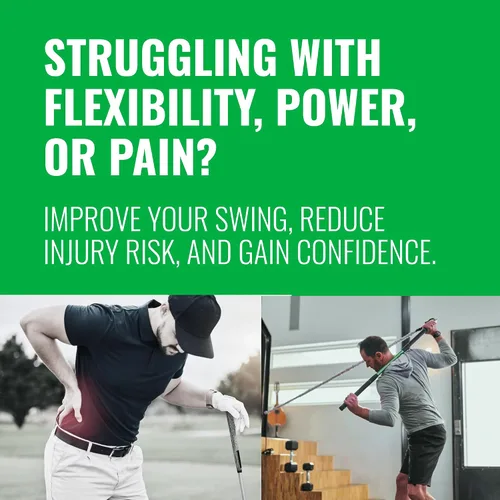 Miniatura 2 de GolfForever Swing Trainer – Golf Fitness & Training System for Strength, Flexibility & Swing Power – Includes Membership & Premium Training Bar for