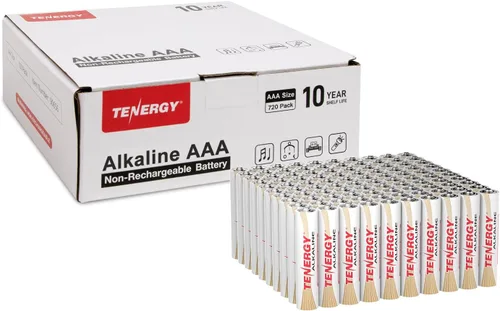 Miniatura 12 de Tenergy Batería alcalina AA de 1.5 V no recargable para relojes, controles remotos, juguetes y dispositivos electrónicos, pilas AA de repuesto, 24