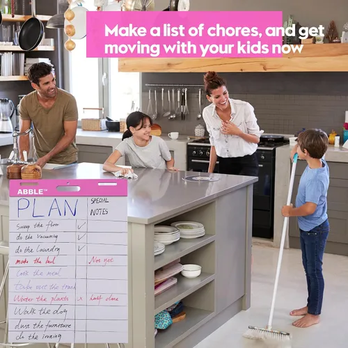 Miniatura 8 de Almohadilla de caballete súper pegajosa, 25 x 30 pulgadas, 30 hojas/bloc, 8 blocs por paquete (pink), papel autoadhesivo grande para pizarras Rosa