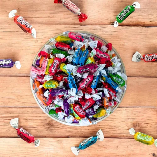 Miniatura 3 de Tootsie Frooties Mezcla de caramelos surtidos (10 sabores frutales) - Caramelos masticables Tootsie Roll, Paquete de variedad frutal definitiva, sin
