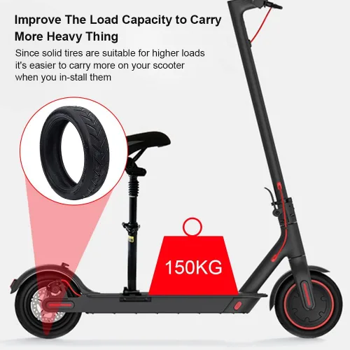 Miniatura 5 de Neumáticos sin cámara para scooter eléctrico de 8.5 pulgadas para Xiaomi M365 50/75-6.1 Neumático de repuesto de goma a prueba de explosiones