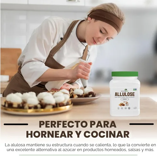Miniatura 6 de Morning Pep Edulcorante de Alulosa 2 lb – Alternativa de Azúcar Sin Calorías, 100% Puro, Sin Eritritol, Verificado por el Proyecto No-OMG