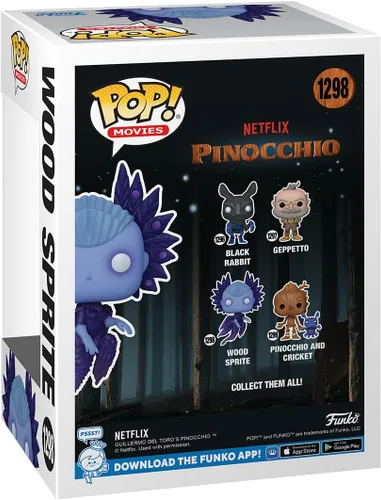 Miniatura 3 de Funko Pop Movies: Netflix Pinocho - Wood Spirit Sprite - Figura de vinilo coleccionable - Idea de regalo - Producto oficial - Juguetes para niños