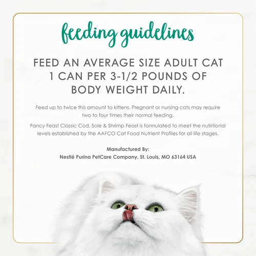 Miniatura 7 de Purina Fancy Feast Paté - Comida húmeda enlatada para gatos adultos, Paté clásico