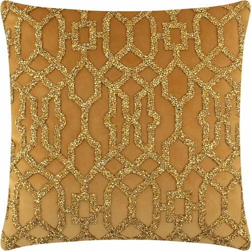 Miniatura 9 de Almohada de celosía, diamantes de imitación brillantes en terciopelo suave, inserto de fibra hipoalergénica, funda lavable, única, decoración