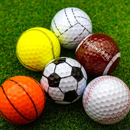 Miniatura 2 de GBM - Pelotas de golf mixtas deportivas, para jugadores, entrenadores, fanáticos de los deportes, torneos, juegos de liga y regalos de golfistas, 1