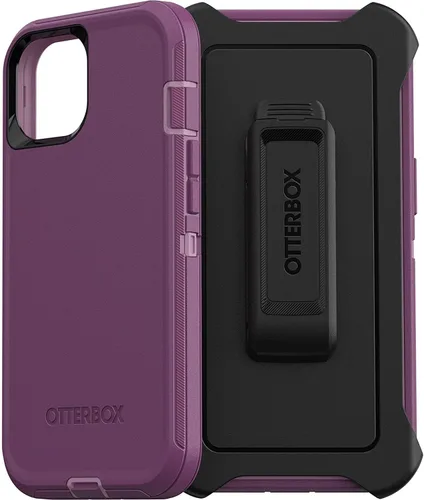 OtterBox Defender Series Series - Funda para iPhone 13 (solamente), color morado Púrpura
