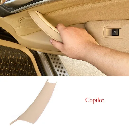 Miniatura 5 de TKREENO Cubierta de manija de puerta de automóvil para BMW X5 X6 E70 E71 2007-2013 manijas de puerta interior accesorios de decoración