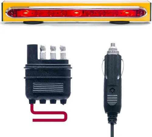 Miniatura 9 de Master Tailgaters Barra de luz inalámbrica de remolque de 19 pulgadas LED ultra brillante Luces de señal multifuncionales Montaje magnético