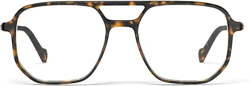 Miniatura 11 de VISOONE TR90 Blue Light Blocking Glasses Women Men Octagon Aviator Anti Eyestrain Lightweight Metal Temple Marion Gris