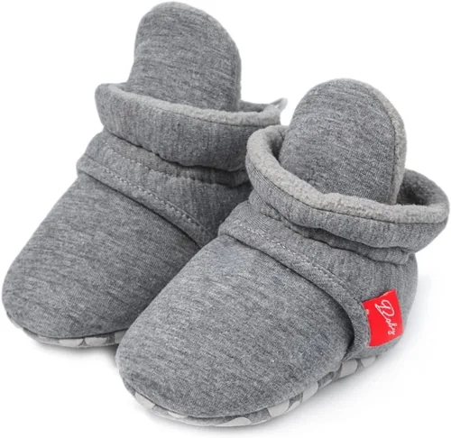 Miniatura 11 de SOFMUO Pantuflas unisex para bebé, niña, niño, ligeras, antideslizantes, para interiores, zapatos de casa, botines para niños pequeños