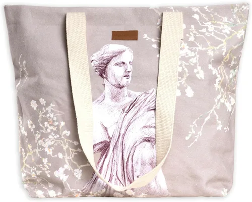 Miniatura 43 de Maison d' Hermine - Bolsa de lona de algodón reutilizable para mujeres, con asa para el hombro, bolsas a granel para compras y viajes