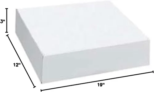 Miniatura 2 de SSWBasics Cajas de ropa blanca para camisa - 19" x 12" x 3" - Caja de 50