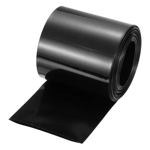 Miniatura 11 de MECCANIXITY Envoltura de Batería de PVC Termorretráctil de 127 mm de Diámetro 200 mm Plana 10 Pies (3 metros) Negra con Buena Aislación para Paquete