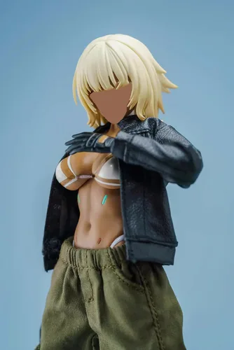 Miniatura 3 de Ropa femenina a escala 1/12, abrigo marrón femenino, chaqueta de disfraz para cuerpo de figura de acción de soldado de 6 pulgadas (1 abrigo marrón)