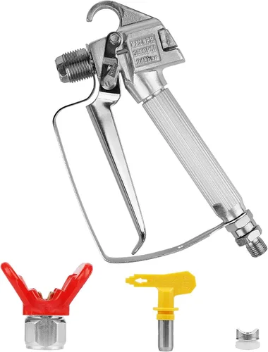 Pistola de pintura sin aire, alta presión de 3600 PSI, pistola de pulverización sin aire con punta 517 que se adapta a la mayoría de pulverizadores