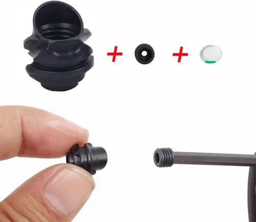 Miniatura 5 de Set de Mira Peep para Tiro con Arco 37/45 Grados 6X 8X con Clarificador y Lente de Núcleo Interno de 5 Tamaños, Accesorio de Cebo para Arco Negro