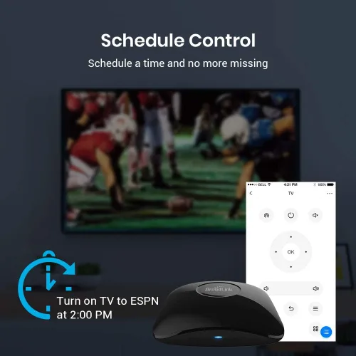 Miniatura 5 de BroadLink IR/RF Smart Home Hub-WiFi IR/RF Blaster para automatización del hogar, TV, cortina, persianas control remoto, controlador de aire