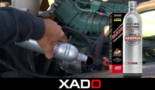 Miniatura 3 de XADO 1 Etapa Máxima para Camiones Diésel Aditivo de Aceite de Motor para Maquinaria de Gran Potencia y Tractor Remolque Semi Camión Capacidad