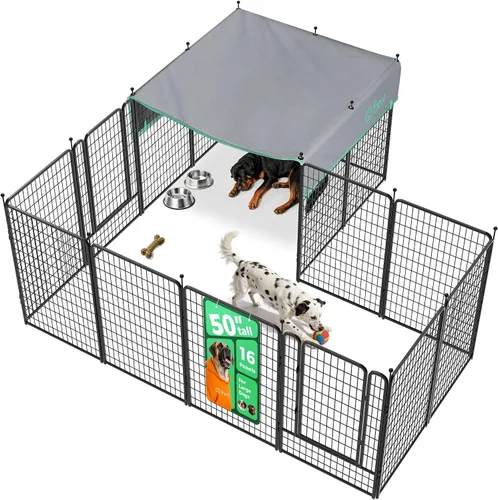 Miniatura 46 de FXW Rollick - Corralito para perros para patio, campamento con casa rodante, patentado, 24 pulgadas, 2 paneles