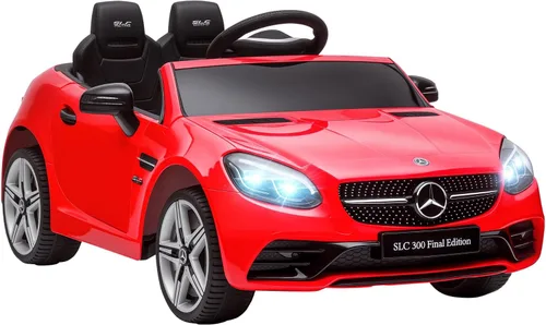 Miniatura 10 de Aosom Mercedes SLC 300 - Auto de paseo con licencia de 12 V para niños con control remoto, 2 velocidades, automóvil eléctrico para niños a batería