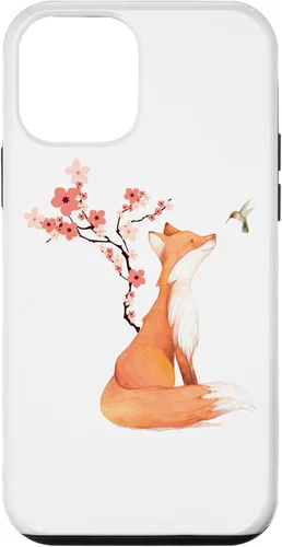 Miniatura 16 de The Cute Fox and Hummingbird Cherry Blossom Flower Present Case for iPhone 17