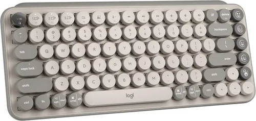 Miniatura 11 de Logitech POP Keys - Teclado mecánico inalámbrico con teclas Emoji personalizables, diseño compacto duradero, conectividad Bluetooth o USB, Cosmos