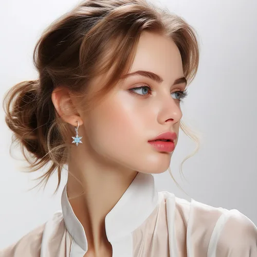 Miniatura 32 de Aretes colgantes de plata de ley con diseño de árbol de la vida, flor, abeja, animales, gato, colibrí, piedra lunar, turquesa, aretes con cierre
