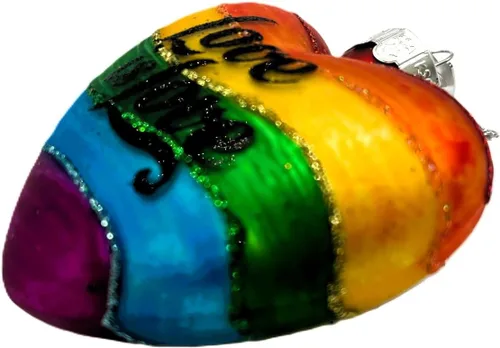 Miniatura 3 de Noble Gems™ Pride - Adorno de cristal de arco iris, Navidad