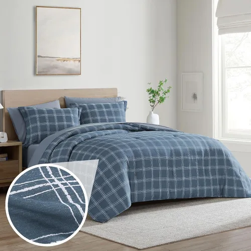 Miniatura 19 de Cathay Home Basic Bedding Home Essential - Juego de ropa de cama de microfibra ultrasuave y ligera, resistente a las arrugas, 6 piezas