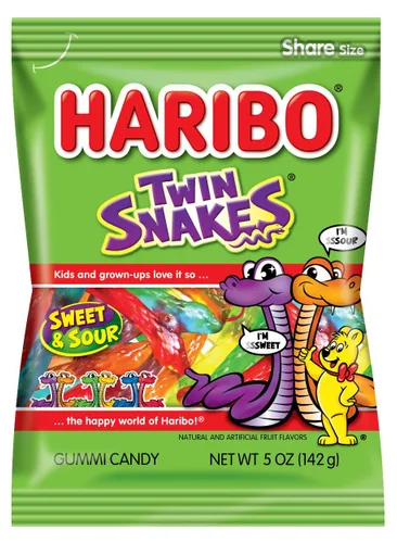 Miniatura 28 de HARIBO Caramelos de goma, letras del alfabeto, bolsa de 5 onzas (paquete de 12)