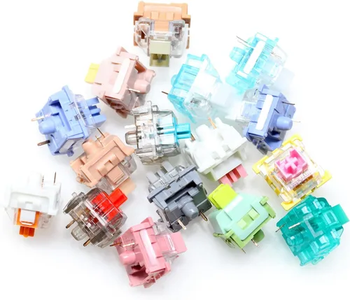 Miniatura 3 de KPREPUBLIC Interruptor OTM Outemu para teclado mecánico, silencioso, lineal, táctil, océano, rojo, limón, morado, rosa, jade, lima, melocotón