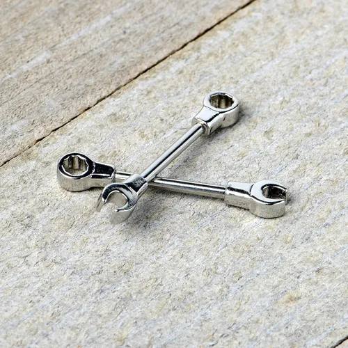 Miniatura 5 de Body Candy Juego de 2 anillos de acero inoxidable para pezón, calibre 14, 0.512 in, Acero inoxidable