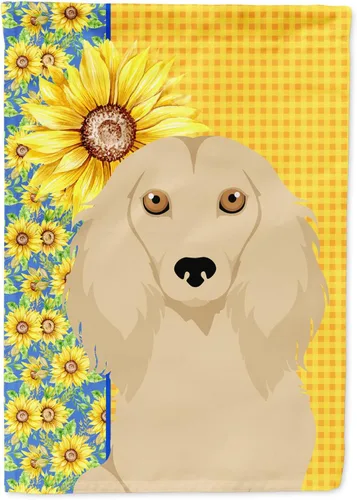 Miniatura 77 de Caroline's Treasures WDK5331CHF - Bandera de verano con diseño de girasoles rojos y blancos, manga grande, para porche, para colgar en la pared