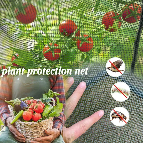 Miniatura 8 de Cubierta de Red para Plantas de Túnel Grande de 8.2'x4', Jaula de Cultivo con Red de 4 Pies de Altura, Cubierta Protectora contra Plagas