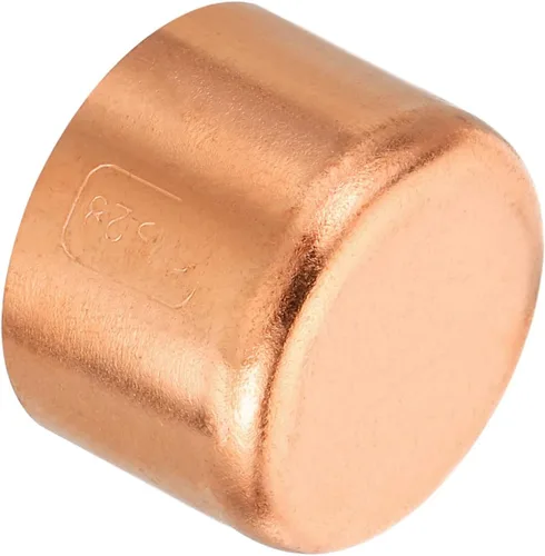 Miniatura 12 de PATIKIL Tapa de tubo de cobre ID de 1.382 in (1,38 pulgadas), tapa de ajuste de cobre, conexión de soldadura para fontanería, climatización y aire
