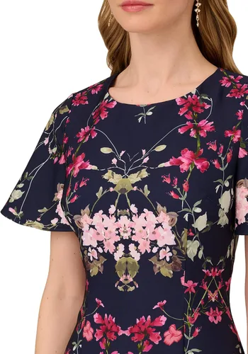 Miniatura 6 de Adrianna Papell Vestido de crepé floral estampado para mujer