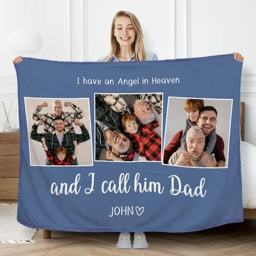 Miniatura 12 de Gowelly Manta personalizada con imagen, manta personalizada con fotos para adultos, niños, familia, mejores amigos en cumpleaños, Navidad, boda