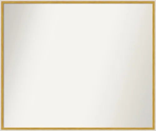 Miniatura 814 de Amanti Art Espejo de baño blanco para sobre el fregadero, 32 x 45 pulgadas, espejo de tocador rectangular blanco esbelto, marco de madera moderno