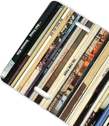Miniatura 3 de Placa de matrícula delantera de vinilo de rock clásico, placas de matrícula decorativas de aluminio, placa de metal divertida para el coche, Verde