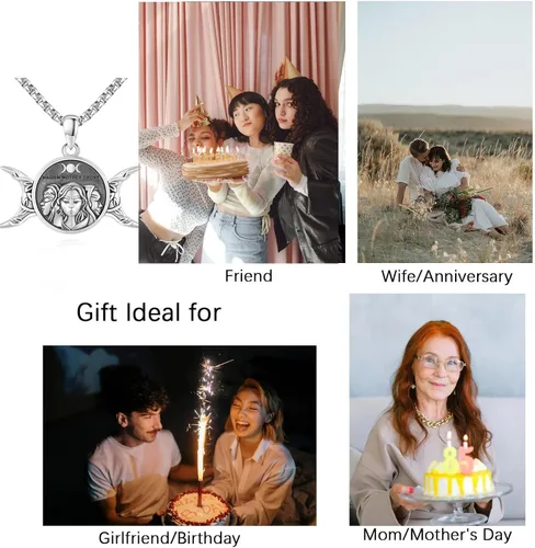 Miniatura 359 de Collar de plata de ley 925 con medalla de San Patrón, colgante de protección católica, amuleto, joyería religiosa para hombres y mujeres