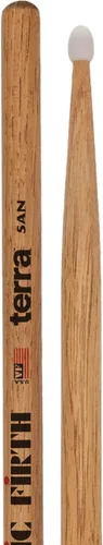 Miniatura 3 de Vic Firth 5ATN Terra - Baquetas de madera, punta de nailon