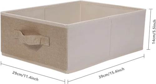 Miniatura 7 de Clothings - Contenedores de almacenamiento plegables, organizadores plegables y cestas de almacenamiento, cubo de almacenamiento para dormitorio