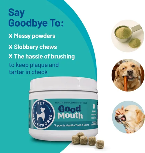 Miniatura 6 de Good Mouth - Masticables dentales para perros – Controla la placa y el sarro, promueve el aliento fresco, apoya la salud oral y las encías