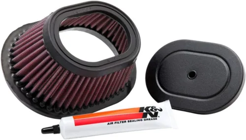 K&N Filtro de aire del motor: Alto rendimiento, Premium, Filtro de aire Powersport: Se adapta a 1988-2013 YAMAHA (YFM125 Grizzly, YFM125 Raptor,
