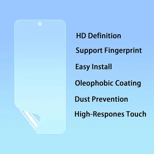 Miniatura 2 de LOOKSEVEN Paquete de 3 protectores de pantalla de hidrogel para Samsung Galaxy Note 20, película de TPU de alta sensibilidad (no templada)